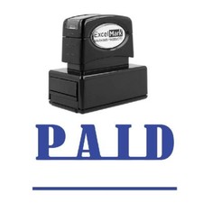 Line PAID Stamp - Pre-Inked / Blue