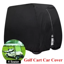 600D Heavy Duty Waterproof 4 Passenger Golf Cart Cover for Club Car EZGO YAMAHA