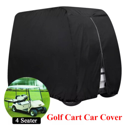 #ad 600D Heavy Duty Waterproof 4 Passenger Golf Cart Cover for Club Car EZGO YAMAHA $24.99