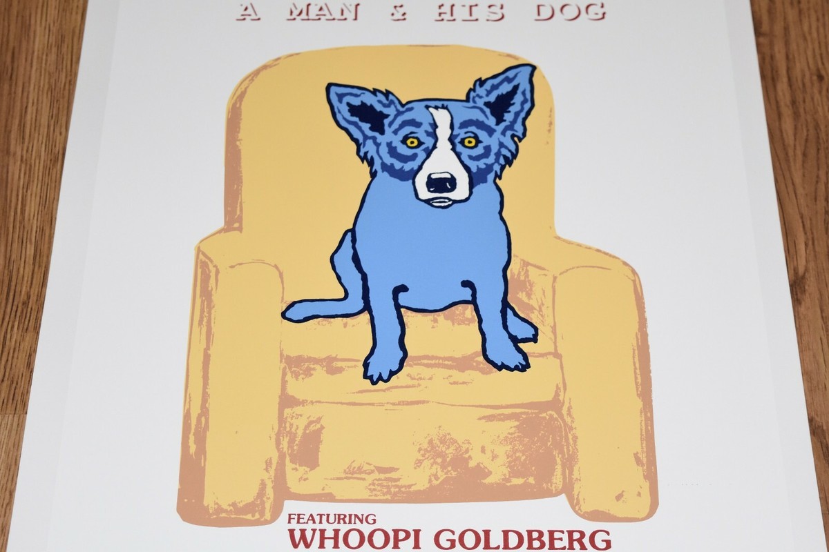 BLUE DOG MAN / GEORGE RODRIGUE [美本] George Rodrigue Blue Dog Man Book Advertising Poster One of