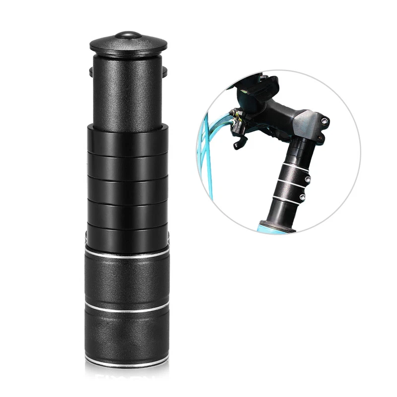 115/180/210mm MTB Bike Stem Rise Up Handlebar Bicycle Riser Adapter Extender - Image 3 of 4