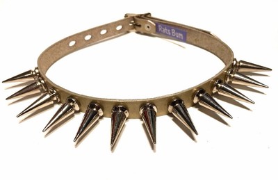gold spiked collar