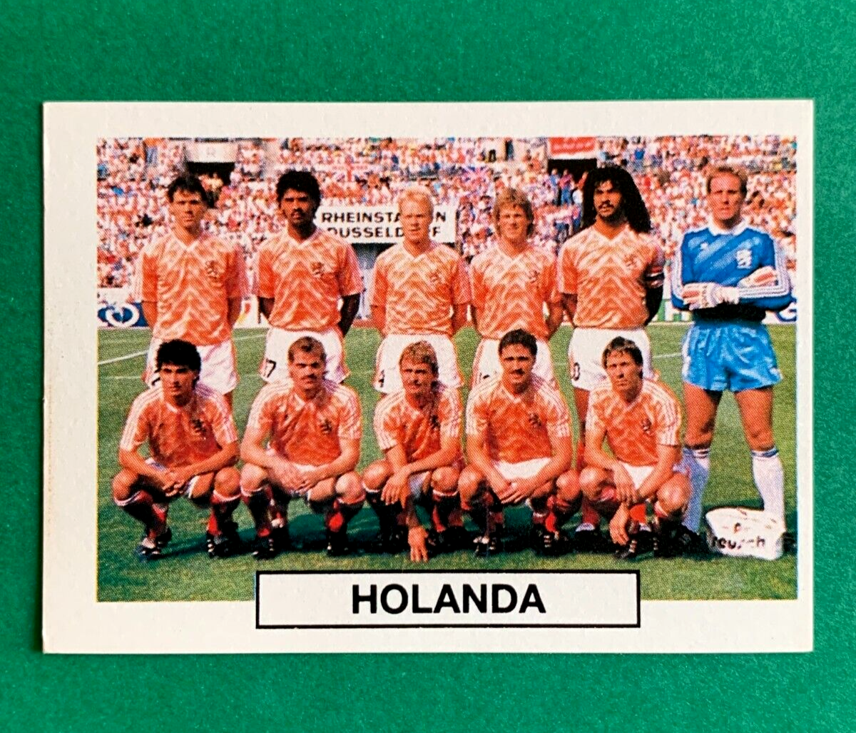 1990 Navarrete Italy World Cup FIFA Action #369 NETHERLANDS SOCCER