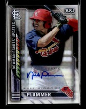 2016 Bowman Chrome #BSU-NP Nick Plummer Scouts' Top 100 Updates Autographs #/199