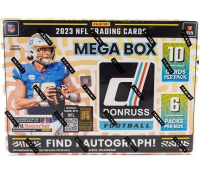 2023 Panini Donruss NFL Football Mega Box  Walmart Sealed