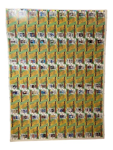 Vintage Lots Of (4) 1991 Topps Uncut Sheet Of Baseball Cards 30.5”X 40” - Bild 18 von 23