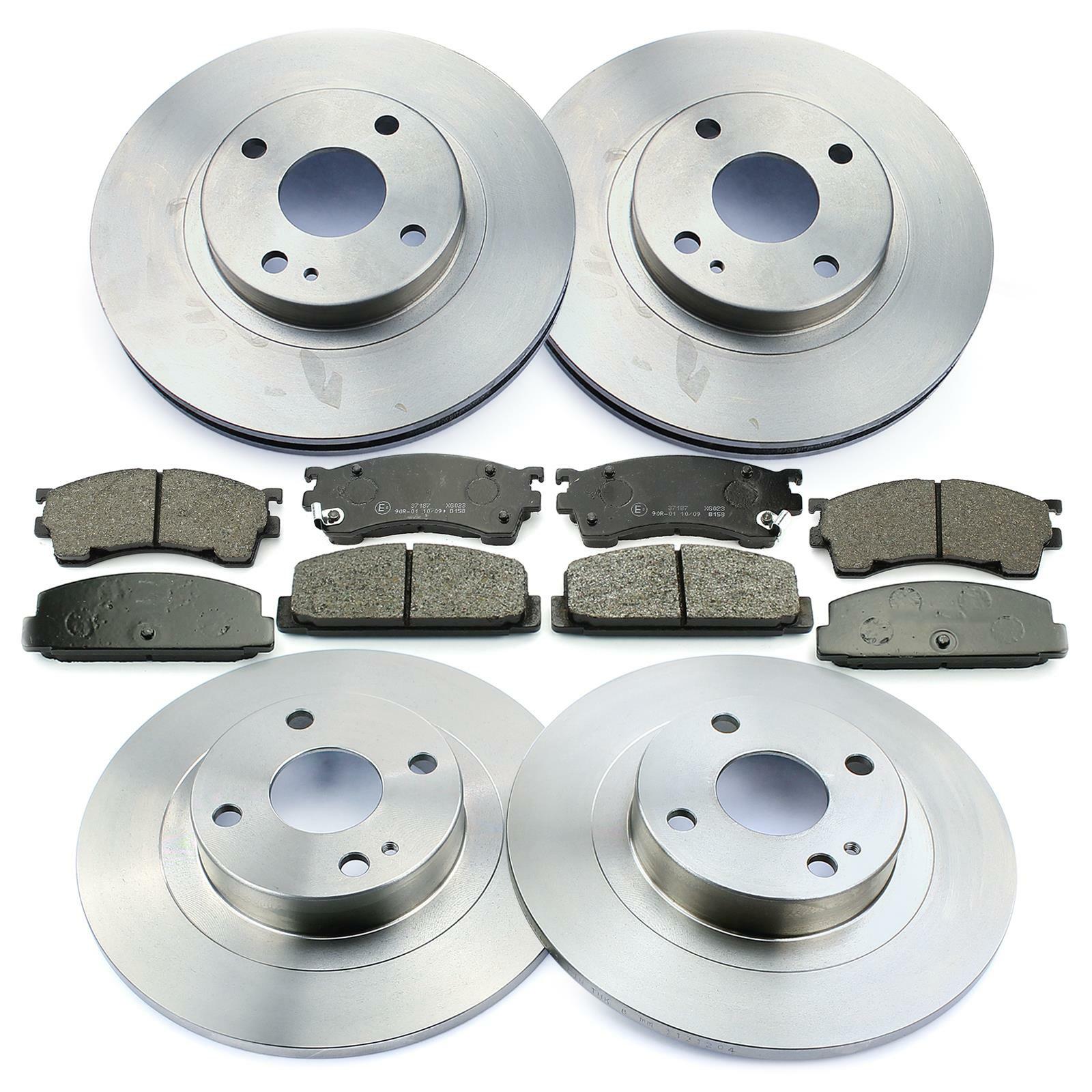 Bremsscheiben + Bremsbeläge + 2x Bremssattel Hinten Für Mazda 323 F S
