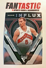 2020-21 Panini Flux Basketball Rookie Influx Insert #25 Malachi Flynn RC Raptors