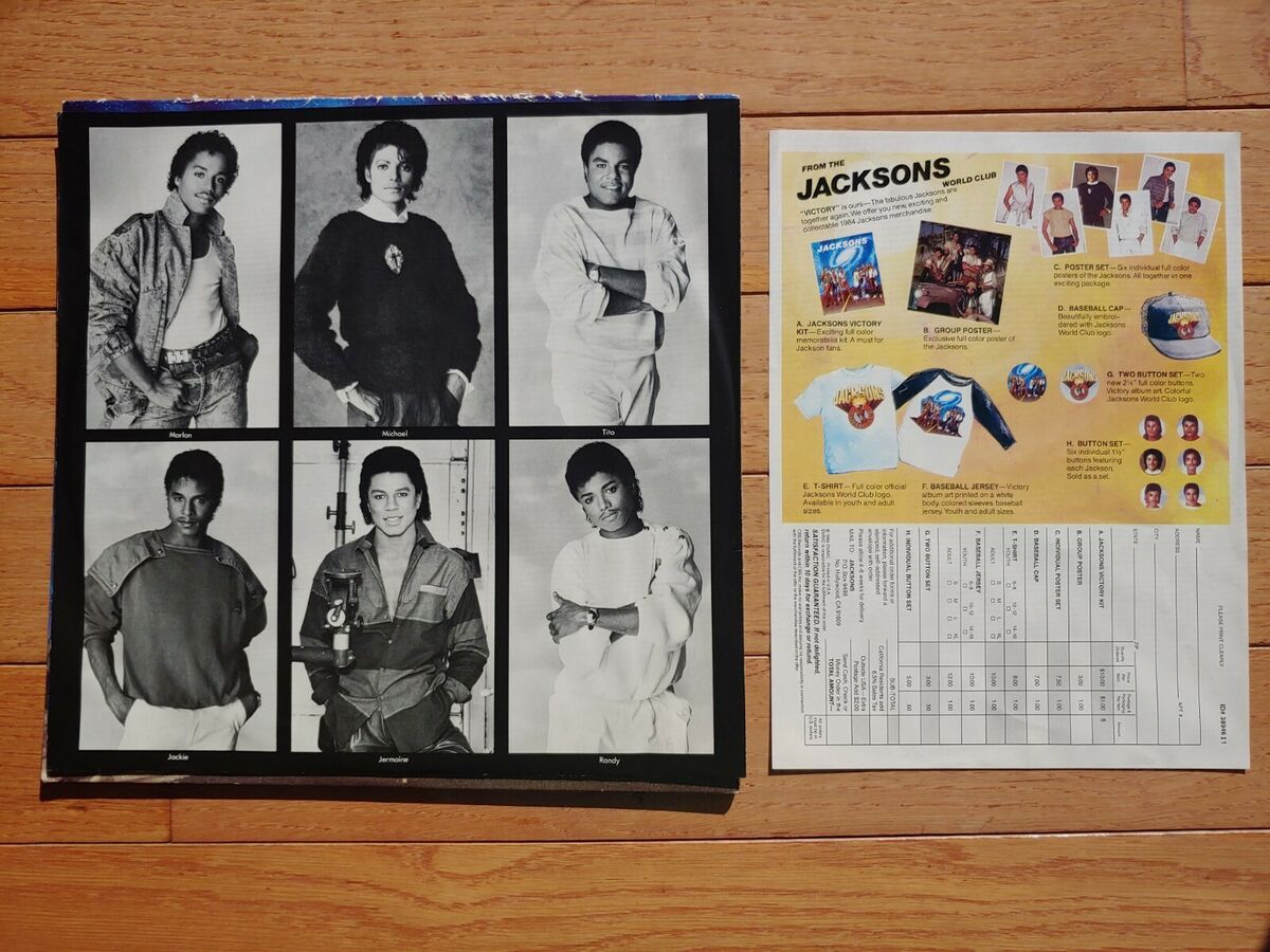 Jackson 5 Victory Vinyl LP 1984 Epic QE 38946 Gatefold Jackson 5 Victory Vinyl LP 1984 Epic QE 38946 Gatefold