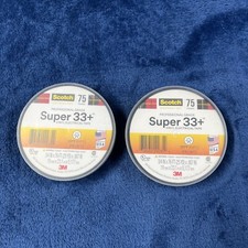 Scotch Super 33 professional grade Vinyl Electrical Tape, 3/4 x 76 ft 2 pack