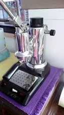 Vtg Cappuccino Amore Pull Lever Espresso Machine CE-14C Stainless Steel bakelite