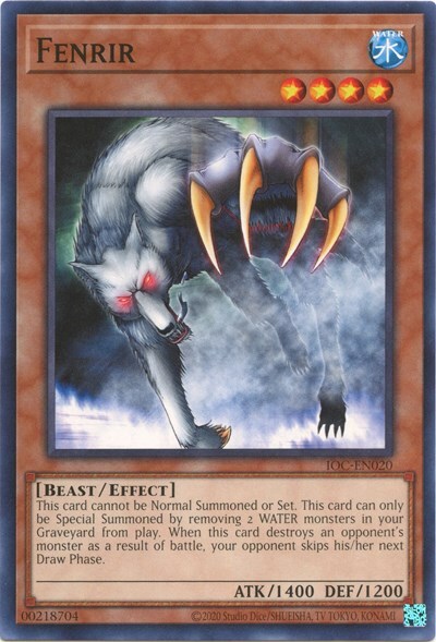 1x Fenrir - Unlimited NM Eng YuGiOh - IOC 25th | eBay