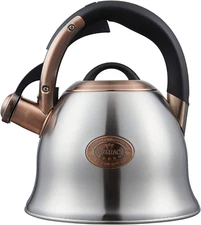 Tea Kettle 2.2 Quart Tea Kettles Stovetop Whistling Teapot Stainless Steel Tea P