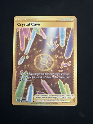 Pokmon Crystal Cave 230/203 - Evolving Skies - Gold Secret Holo Card - NM  | eBay