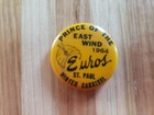 ST. PAUL WINTER CARNIVAL - 1964,1968 ~ Prince of the East Wind Pin Backs EUROS  — photo 2