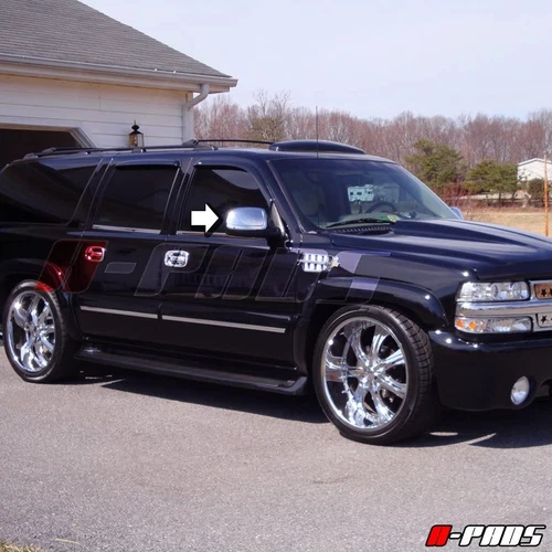 FOR CHEVY TAHOE, GMC YUKON XL DENALI 00~01 02 03 04 05 06 CHROME MIRROR COVER