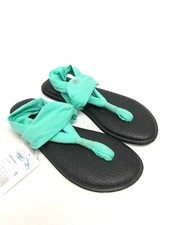 Sanuk Women's Yoga Sling 2 Opal Sandals SWS10001 Yoga Mat Slip On Red