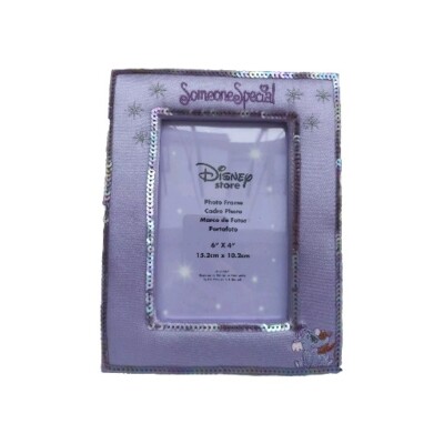 Disney Store Bilderrahmen Jemand Besonderes Lila & Pailletten 6''-4'' Winnie Puuh