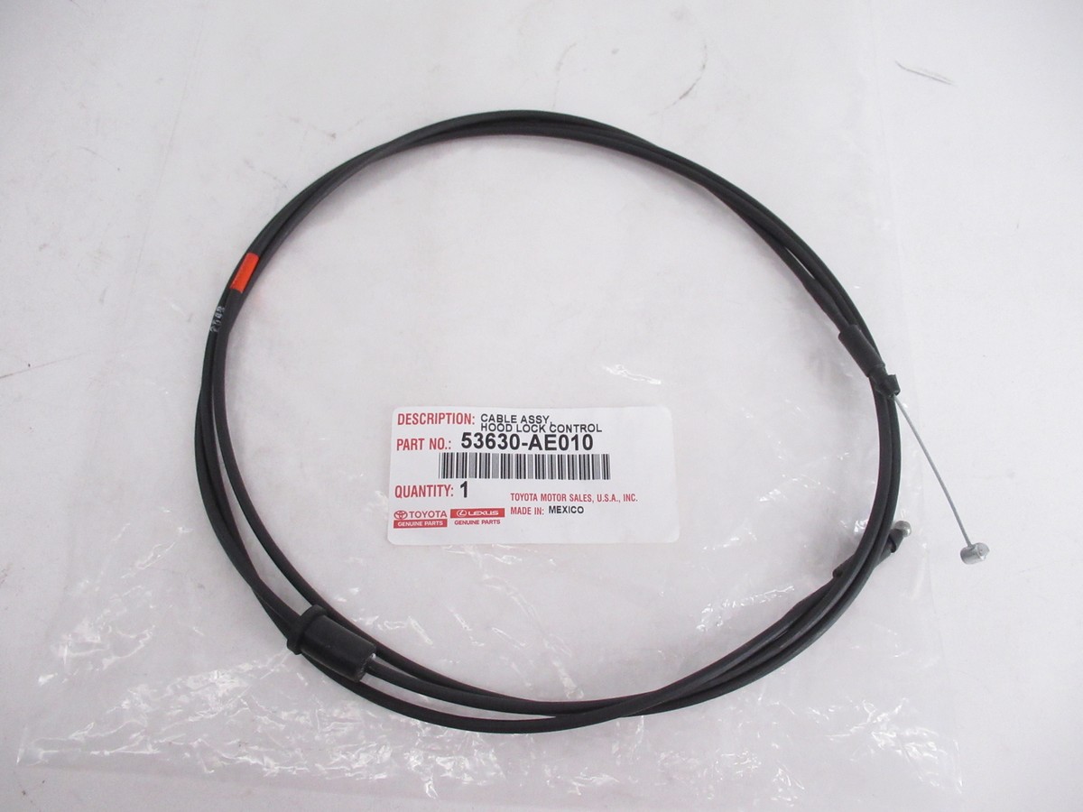Genuine OEM Toyota 53630-AE010 Hood Lock Latch Release Cable 2004