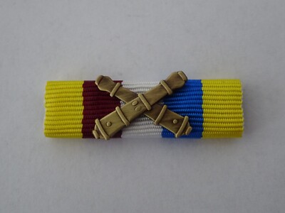 (S1-409) Luxembourg March Bronze Diekirch US Ribbon 35mm Medal Ribbon Clasp