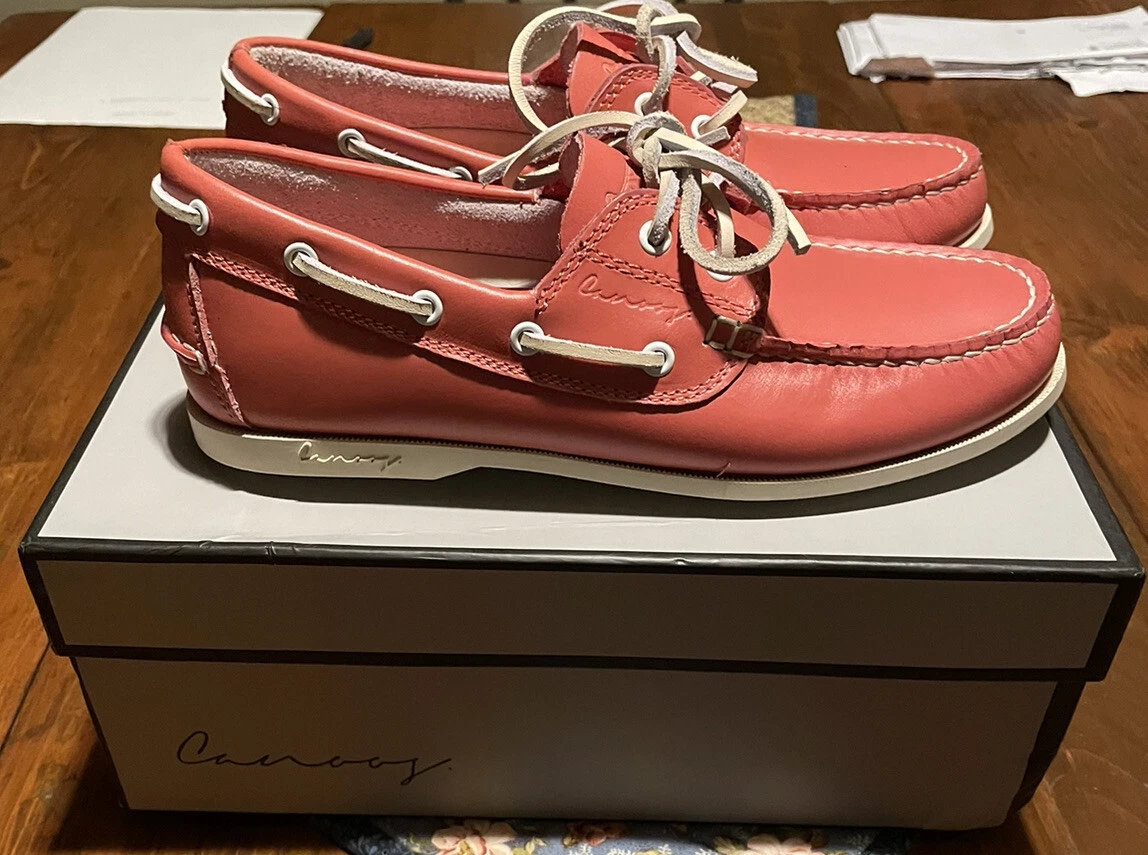 Canoos Women s Leather Golf Shoes Brand New In Box Rozay Size 6 Sail Red Color