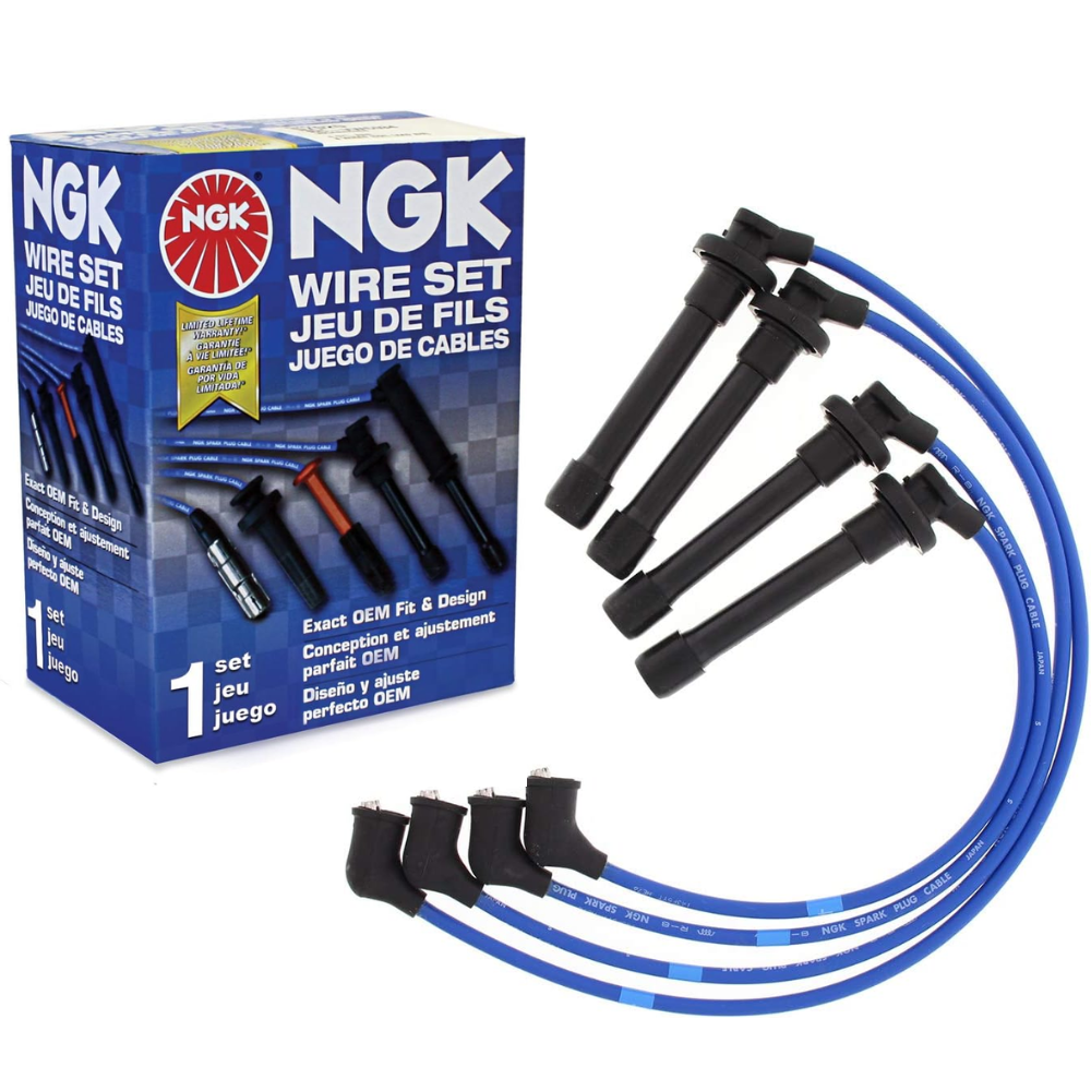 NGK Spark Plug Wire Set (8034) RC-HE76 For Acura EL & Honda Civic