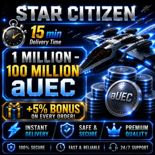 Star Citizen aUEC 1 Mil-100 Mil ?+5% Bonus? Alpha UEC 4.9.0 Live Preview