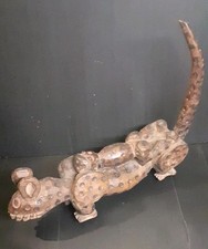 LÉOPARD BAMILEKE ART TRIBAL AFRICAIN ANCIEN STATUETTE AFRICAINE MASQUE AFRIQUE