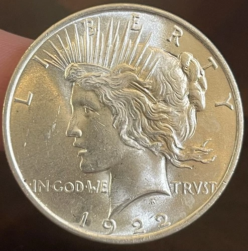 1922 P Peace Silver Dollar ~ BRILLIANT MS with BU LUSTER!! 90% Silver $1