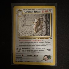 giovanni persian pokemon card Pokemon Card Giovanni's Persian Lv.23 No.053 Old Back Holo EX-VG Japan
