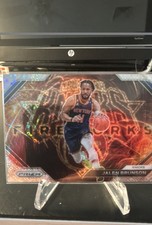 2023-24 Panini Prizm - Fireworks Jalen Brunson #4 Fast Break Prizm
