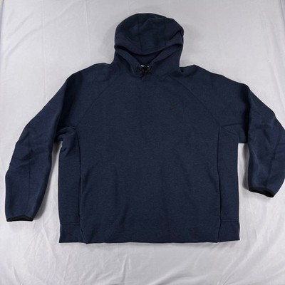 Nike Hoodie Tech Fleece Pullover Navy Blue Men Big and Tall 3XL
