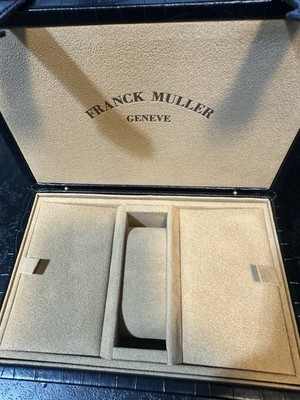 Frank Muller Uhrenbox mit Krokoprägung und Dokumentenmappe