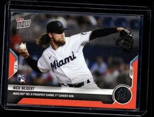 Nick Neidert - 2021 MLB Topps Now #610 Red 08/10 Parallel Miami Marlins