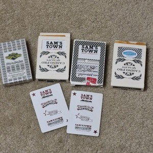 4 Decks of Casino Used Playing Cards Tropicana Sam's Town Ameristar