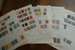 EL SALVADOR Early Stamp Collection 1867 onwards from Antique Ideal Album