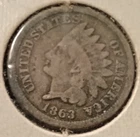 1863 1C Indian Head Cent