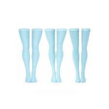 Baby Blue stockings: 11.5"-12" Fashion dolls, Barbie, Fashion Royalty
