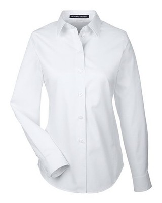 Devon & Jones Women's Crown Collection Royal Dobby Woven Dress Shirt DG532W