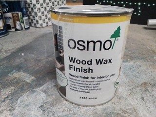 Osmo Woodwax Finish Snow 0.75L