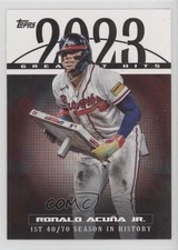 2024 Topps Series 1 2023 Greatest Hits Ronald Acuna Jr Acuña #23GH-5 11cz