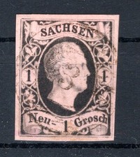Saxony Number Stamp 3 Dresden-Neustadt On 4 Impeccable Postmarked (DA6732