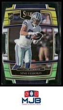 2021 Panini Select Simi Fehoko Green and Yellow Prizm Die Cut Rookie #83