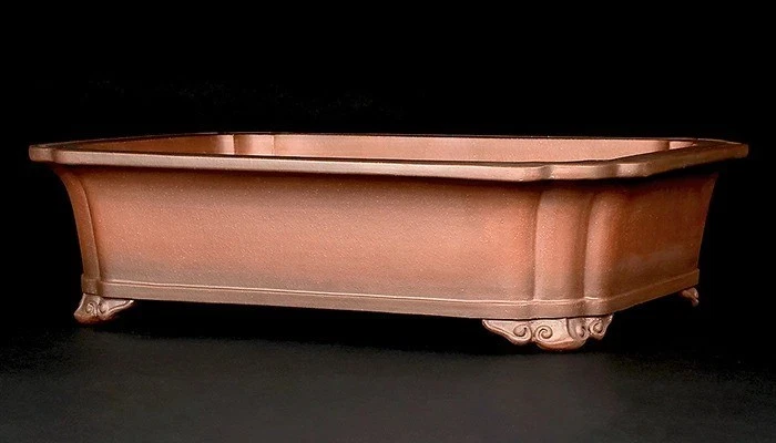 Chinese Bonsai Pot CHOSHISEITO Unglazed Rectangle Brown Extra Large 67cm New - Image 2 of 4