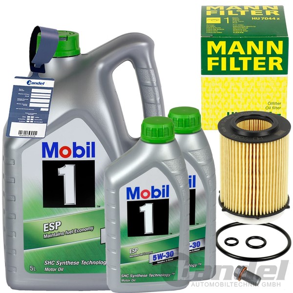 Mann ÖLfilter +Mobil ESP 5W30 ÖL Passend FüR Mercedes A B C Klasse 204 205-image