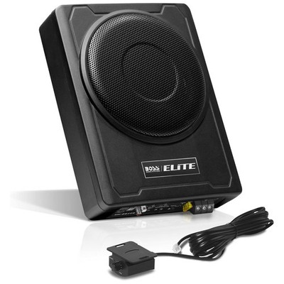 BOSS ELITE 8'' Powered Car Subwoofer, Remote Control & Built-In Amplifier, 800W