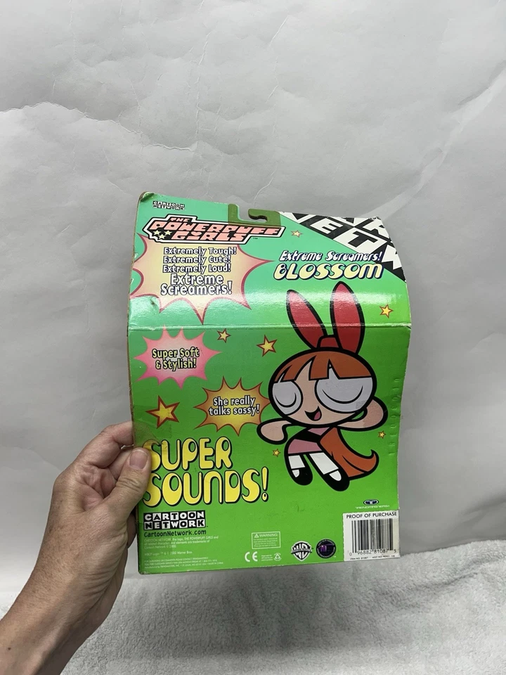 Powerpuff Girls Extreme Screamers Blossom Talking Figures Trendmasters 2000 (SH8 - Image 4 of 4