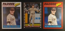 2026 Heritage Manny Machado 3 Cards NL All-Stars Red Border, Base & Ready Action