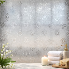 Pellicola Adesiva Vetri Privacy 45x200 cm Decorativa per Finestre e Porte 10110