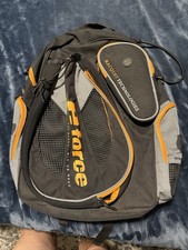 E Force Racquetball Racket Backpack Duffle Bag Carrying Case Bag Black Orange